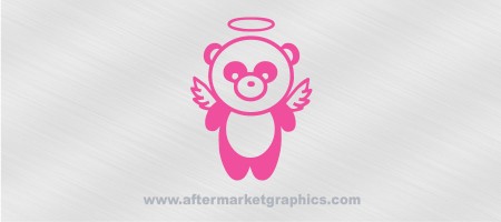 Panda Angel Decal